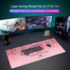 Large Pink Desk Mat Extended Mouse Pad, Cute Mousepad Desk Pad,Waterproof Durable Non-Slip Rubber Base Gaming Mousepad Desk Mat for Office/Home/Deskt