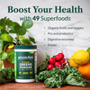 Greens First Original Greens Powder - 49 Superfoods - Organic Fruits & Veggies - Prebiotics, Probiotics & Digestive Enzymes - Antioxidant Smoothie -