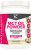 Ketologic MCT Oil Powder Unflavored (1 LB)  Keto Coffee Creamer & Energy Support  41 Servings of Medium Chain Triglycerides for Focus & Fuel