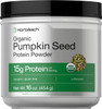 Horbaach Organic Pumpkin Seed Protein Powder | 16 Ounce | Unflavored | Plant-Based | Keto & Paleo | Vegetarian, Non-GMO, and Gluten Free Supplement |