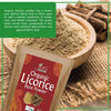 Jiva Organics Licorice Root Powder 14 Ounce Bulk Bag (14oz) - Glycyrrhiza glabra - Mulethi - Yashtimadhu - Non-GMO