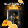 HOSSTILE Intra[R3] Intra Workout Powder, EAA & BCAA Drink with Carbs, Enhance Energy & Endurance, Build Lean Muscle & Improve Recovery, Orange, 20 Se