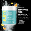 RAW Pre Workout Powder, Thavage (Beach Bum) - Chris Bumstead Sports Nutrition Supplement for Men & Women - Cbum Pre Workout for Working Out, Hydratio