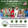 Peak Performance Organic Greens Superfood Powder. Best Tasting Super Greens Powder with 25+ Organic Ingredients for Max Energy and Athletic Performan