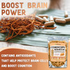 XPRS Nutra Cordyceps Mushroom Powder Capsules - 360 Count (180 Day Supply) - Our Premium Cordyceps Mushroom Capsules Contain Real Mushrooms (Cordycep