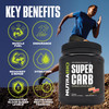NutraBio Super Carb, Carbohydrate Powder with Cluster Dextrin & Electrolytes, Advanced Carb Supplement Powder for Workout Fuel, Performance, and Musc
