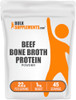 BulkSupplements.com Beef Bone Broth Protein Powder - Bovine Bone Broth Protein, Lactose Free Protein Powder - Dairy Free & Gluten Free, 22g per Servi