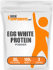 BulkSupplements.com Egg White Protein Powder - Egg White Powder, Lactose Free Protein - Unflavored & Dairy Free, 30g per Serving, 100g (3.5 oz) (Pack