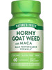 Nature's Truth Horny Goat Weed with Maca | 60 Powder Extract Capsules | Vegan, Non-GMO and Gluten Free Supplement