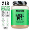 NAKED Pea - Chocolate Peanut Butter Protein from US & Canadian Farms, Organic Cocoa, Organic Coconut Sugar - No GMO, No Soy, and Gluten Free, Aid Gro