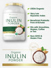 Carlyle Organic Inulin Powder 48oz | Prebiotic Fiber from Jerusalem Artichoke | Vegan, Vegetarian, Non-GMO & Gluten Free Supplement