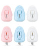 GAUENEEN 6 Pcs Mini Box Cutters, Retractable Letter Opener, Penguin Shaped Mini Art Utility Knives, Cute Tiny Paper Cutter for Key Chain, Envelope Sl