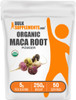 BulkSupplements.com Organic Maca Powder - Organic Maca Root Powder, Superfood Supplement - Gluten Free, 5g per Serving, 250g (8.8 oz) (Pack of 1)