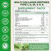 NATURE TARGET Multi-Collagen-Peptides-Powder - Hydrolyzed Collagen with Energy Blend + Multivitamin & Minerals, Supports Energy Skin Hair Nail & Join