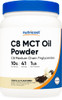 Nutricost C8 MCT Oil Powder 1LB (16oz) Vanilla Flavor - 95% C8 MCT Oil Powder, Best for Keto Diets, Non-GMO, Gluten Free
