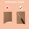 4pcs Letter Opener, Stainless Steel Envelope Opener Metal Mail Tool with Handle Portable Sharp Envelope Slitter Letter Cutter Knife for Office Home S
