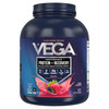 Vega Sport Vegan Protein Powder + Recovery - 30g Plant Based Protein per Serving, Berry, 45 Servings, 5g BCAAs, Probiotics, NSF Certified, for Shakes