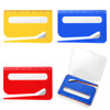 3pcs Envelope Openers, 3 Colors Package Letter Opener Cutter with Scale and Magnifier Multi-Functional Mail Slitter Blade Tool with Storage Case for
