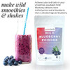 powbab Wild Blueberry Powder: 100% Whole Wild Blueberries (70 g). Canada Grown. Not from Freeze Dried Blueberries, Not Blueberry Extract, No Juice Co
