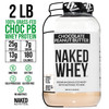 NAKED Whey Chocolate Peanut Butter Protein Powder, Grass Fed Whey, No GMO, No Soy, and Gluten Free. Nothing Artificial, Aid Growth and Recovery - 21