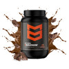 MTN OPS Magnum Chocolate Protein Powder, 23g of Whey Isolate Protein & Milk Protein with BCAAs, Zero Sugar & Gluten Free, 30-Servings