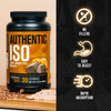 Jacked Factory Authentic ISO Whey Protein Isolate Powder - Low Carb, Non-GMO Muscle Building Protein w/No Fillers, Post Workout Recovery - 30 Serving