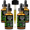 GreenIVe Hemp Oil Drops 28,000mg  Naturally Grown, Vegan, Rich in Omegas  Premium Hemp Oil Dropper  Non-GMO, Made in USA  30mL (4 Pack)