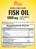 Sundance Fish Oil Omega 3 Supplement | 1000mg | 60 Softgels | with EPA & DHA | Natural Lemon Flavor | Non-GMO and Gluten Free
