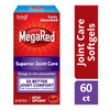 MegaRed 353mg Omega-3 Krill Oil Joint Care Supplement with EPA/DHA Fatty Acids, Antioxidants, Hyaluronic Acid, No Fishy Burp Aftertaste as with Fish