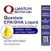 Quantum Nutrition Labs EPA/DHA Liquid - Omega 3 Fish Oil Liquid, Omega 3 Liquid Fish Oil Supplement for Adults, Joint, Heart, & Brain Health Support