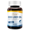 LOVITA Norwegian Cod Liver Oil, High Absorption TG Form, DHA & EPA with Vitamin A & D, Burpless, Easy to Swallow, for Heart, Brain and Immune Support