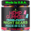 Hemp Gummies for Sleep-High Potency Calm Relaxation Night-Time, Peace and Relaxation, Fruity Gummy Bear Edibles, Good Mood, Restful Bedtime-Natural H