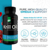 Daiwa Krill Oil 1000mg Softgels - EPA DHA Omega 3 Antarctic Krill Oil Supplement with Astaxanthin - Natural Solution for Joint, Brain Support and Hea