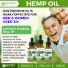 NATURE'S BENEFICIALS Organic Hemp Oil Extract Drops, 1000mg - Omega Fatty Acids 3 6 9, Non-GMO Ultra-Pure CO2 Extracted
