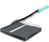 Paper Cutter, A4 Paper Trimmer with Safety Guard, 12" Cut Length Paper Cutting Board, Guillotine Trimmer with 16 Sheets Capacity, Paper Slicer for Sc
