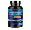Krill Oil 1200 mg Omega 3 Supplement, Krill Oil Omega 3 with High Absorption EPA, DHA, Astaxanthin & Phospholipids, Supports Heart & Joint Health, No