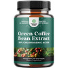 Green Coffee Bean Extract - Natural Appetite Suppressant for Women - Herbal Fat Burners for Women and Men for Improved Daily Energy and Immunity