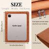Calfinder Leather Padfolio with Zipper,Portfolio Binder, Padfolio for Women and Men,Business Portfolio for Ipad,Resume,Notebook, Professional Portfol