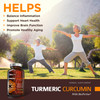OmniBiotics Organic Turmeric Curcumin Supplement with Black Pepper Extract  1500mg Turmeric with 95% Curcuminoids & BioPerine, High Absorption for J