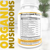 Doctor Danielle Organic Mushroom Complex Supplement  8 Organic Mushrooms Including Reishi, Lions Mane, Cordyceps & Chaga  Vegan Capsules, Thoughtf