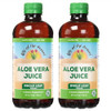 Lily of the Desert Aloe Vera Juice - Whole Leaf Filtered Aloe Vera Drink, Non-GMO Aloe Juice with Natural Digestive Enzymes for Gut Health, Stomach R