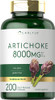 Carlyle Artichoke Extract Capsules | 200 Count | Non-GMO, Gluten Free Supplement