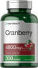 Horbäach Cranberry Pills | 300 Softgels | Non-GMO, Gluten Free Supplement | from Concentrate Extract