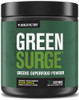Jacked Factory Green Surge Green Superfood Powder- Keto Friendly Greens Drink w/Spirulina, Wheat & Barley Grass, Organic Greens - Green Tea Extract,