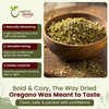 Organic Way Dried Oregano Leaf Cut & Sifted (Origanum vulgare) - European Wild-Harvest | Organic & Kosher Certified | Vegan, Non GMO & Gluten Free |
