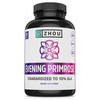 Zhou Nutrition Evening Primrose Oil Capsules- Supports Hormone Balance for Women, PMS & Menopause Support, Cold Pressed & Hexane Free - 1400mg 10% Gl