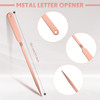 3 Pcs Office Letter Opener Envelope Slitter and Scissors Steel Hand Envelope Slitter Lightweight Open Letter Knife Tower Embroidery Scissors for Offi