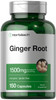 Horbäach Ginger Root Capsules | 150 Pills | Non-GMO, Gluten Free | Ginger Root Extract