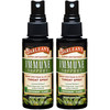Barlean's 2 Pack Olive Leaf Complex Throat Spray with Peppermint, Lemon, and Sage for Itchy Throat Relief, Immune Support Supplement, Liquid Blended