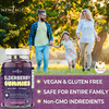 NEW AGE (2-Pack) Premium Elderberry Gummies for Adults Kids with Vitamin C, Zinc, Propolis - Sambucus Black Elderberry Gummy Extract - Gluten Free &